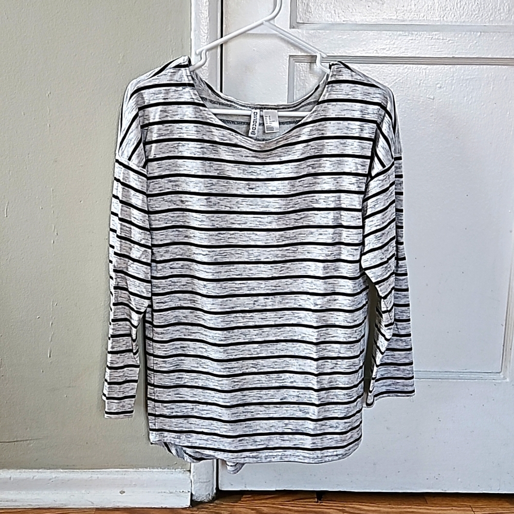 H&M Long Sleeve Striped Shirt